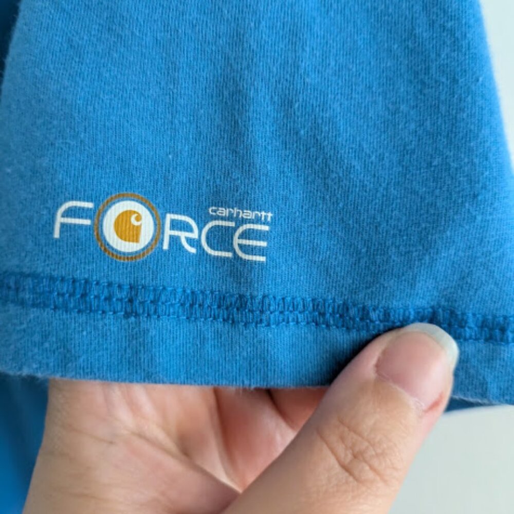 Carhartt Force Blue T-Shirt Size 4XL - Picture 8 of 10
